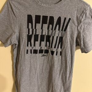 Reebok Heather Gray Graphic Tee